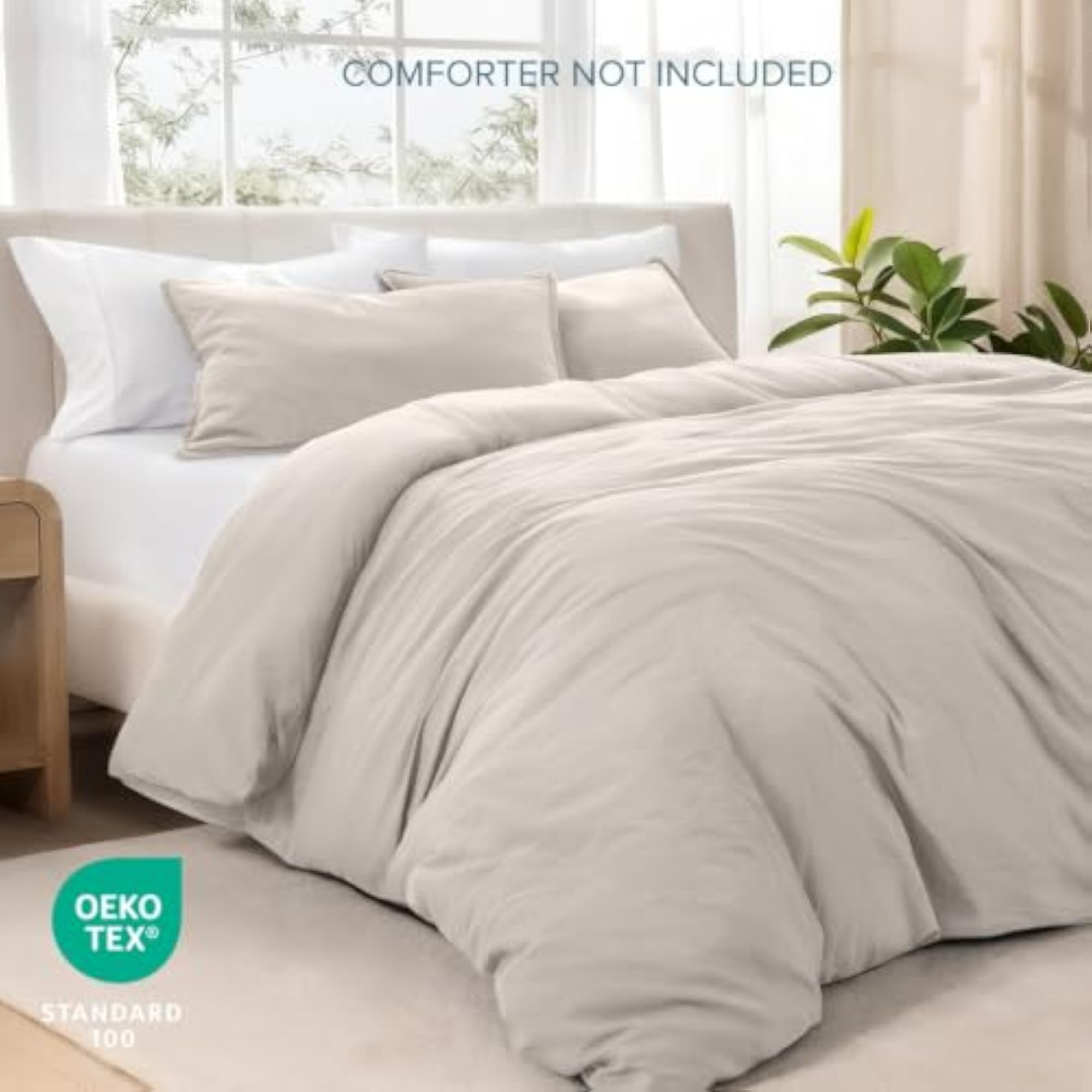 Duvet Cover and Sham Set - Queen Size, Ultra-Soft Microfiber